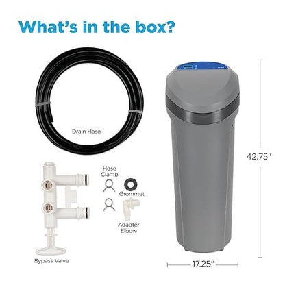 EcoPure EPW140 Smart Whole House Water Softener with Wi-Fi – App Monitoring, Smart Alerts, AutoSense AI Efficiency, Compact Cabinet Design