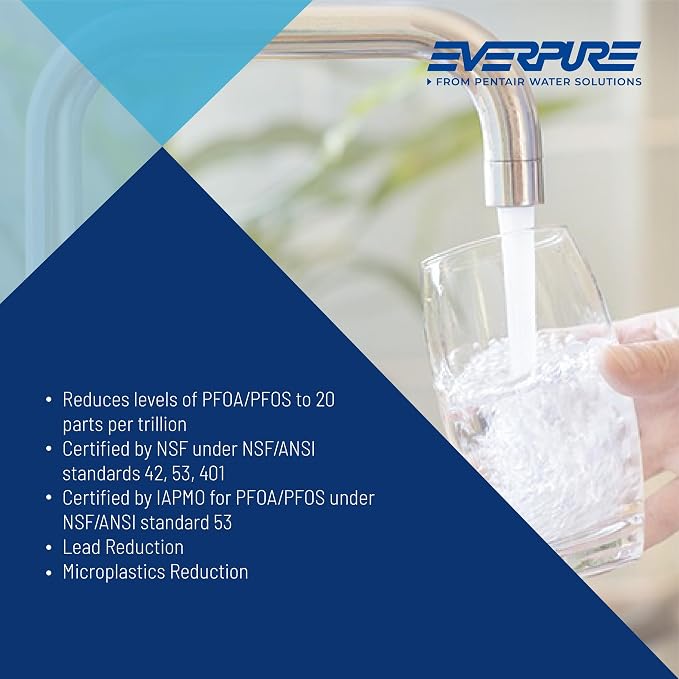 Everpure 2FC-P | Aquverse A100 | Pentair S-54 Replacement Filter Cartridge for Water Cooler | PFAS Filtration | NSF Certified