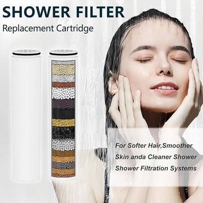 16-stage filter Replacement Filter Compatible With Cobbe Handheld Shower Head - Water Softener Filter Hard Water 3 Pack