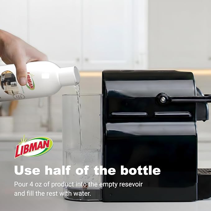 Libman Liquids Coffee Machine Descaler and Cleaner