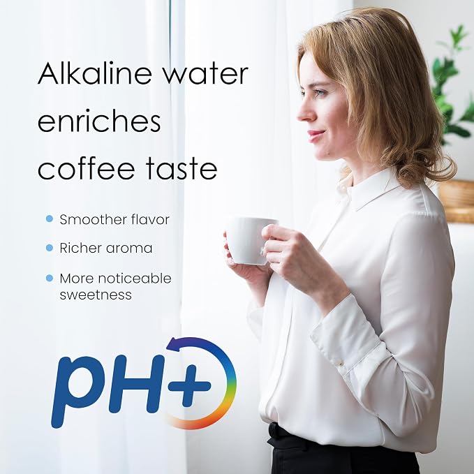 [Original] Waterdrop PF-AL Alkaline Water Filter for Waterdrop Pitchers | Replacement for Waterdrop Pitcher and Dispenser Systems, Improves Coffee Taste, Lasts Up to 300 Gallons, 3 Pack