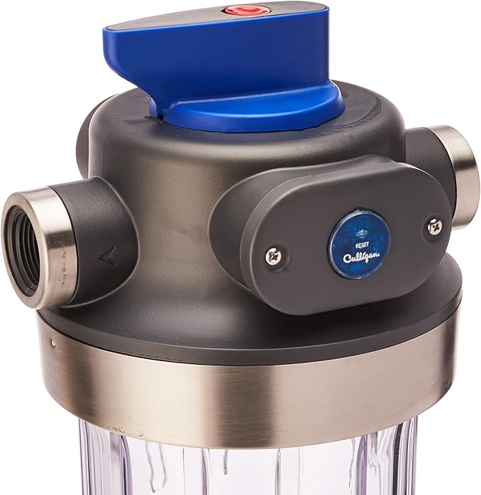 Fleck Whole House Water Softener System Bundle with Culligan Whole House Water Filter
