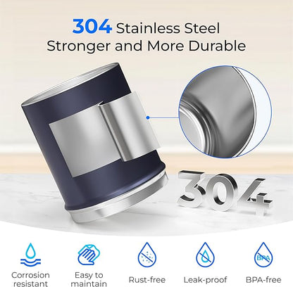 Waterdrop TK-AP Gravity Water Filter System, NSF/ANSI 42&372 Standard, Stainless Steel Water System with 2 Carbon Filters, Reduces Lead and Chlorine for Home, Emergencies, Blue, 2.25G