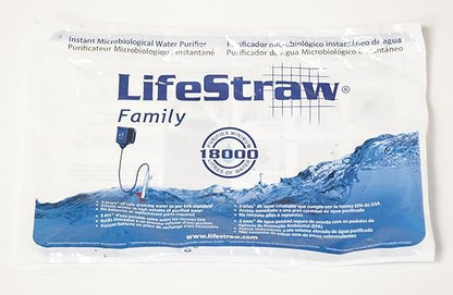 LifeStraw Family 1.0 Water Purifier – Portable Gravity Powered for Emergency Preparedness and Camping