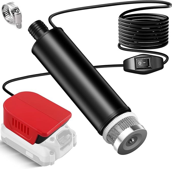 Submersible Water Transfer Pump, Cordless Portable Pump Compatible with Craftsman 20V V20 Battery, 635GPH 100W/120W for Pool Pond Garden Draining & Oil Suction, 16ft Cord (Bare Tool)