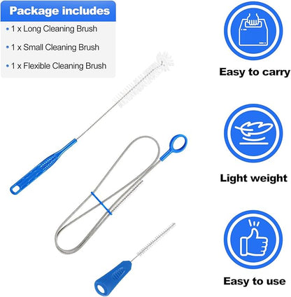Cleaning Kit Compatible with camelbak Cleaning kit,3 in 1 Brushes with Strong Cleaning Power,Cleans Hydration Reservoirs and Bladders, Water Containers