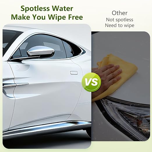 Spotless & Deionized Water System for Car Wash, Deionized Water Filter with Resin, Works for RVs, Cars, Motorcycles, Windows & Boats, No Towel Drying Required