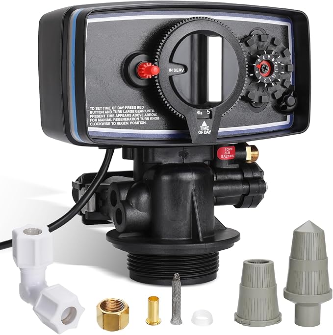 5600 Water Softener Timer, 12 Day Timer Control Valve, 3W Timer Valve Backwash Head for Water Purifier Softeners