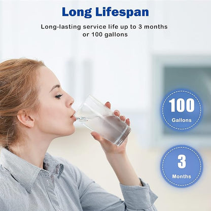 Fil-fresh 3-Pack PURFaucet Water Filter Replacement for PURFiltration System, Model FM-3700, PFM400H, PFM350V, Filter RF3375