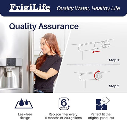 RWF5800A Refrigerator Water Filter Replacement for Frigidaire EPTWFU01 Pure Source Ultra II, Pure Source Ultra 2, EWF02, SCWFTCTO, CLCH128 GP006 DE022 and Pure Air Ultra 2 Air Filter 3 Combo