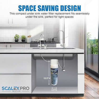 Special Filter 10in (SP 510-R) – Scale Prevention Cartridge – Removes Chlorine, Limescale, Odor – pH Balanced, No Sodium, No Phosphates – Coffee, Tea, Drinking Water Filter