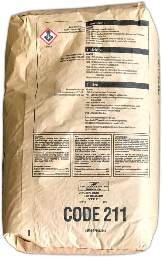 Calcite (Calcium Carbonate) pH Filter Media 1/2 cu. ft
