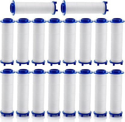 10/20 Pcs Ion Drops Shower Head Filters, Showerhead Filters, PP Cotton Replacement Cartridge, Suitable for Various Specifications of Shower Heads (A20*pc, 3.74 * 0.94 In)