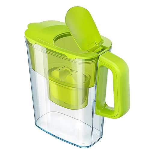 AQUAPHOR Water Filter Jug Compact with 1 X Maxfor+ Filter - 2.4L Capacity - Light Green