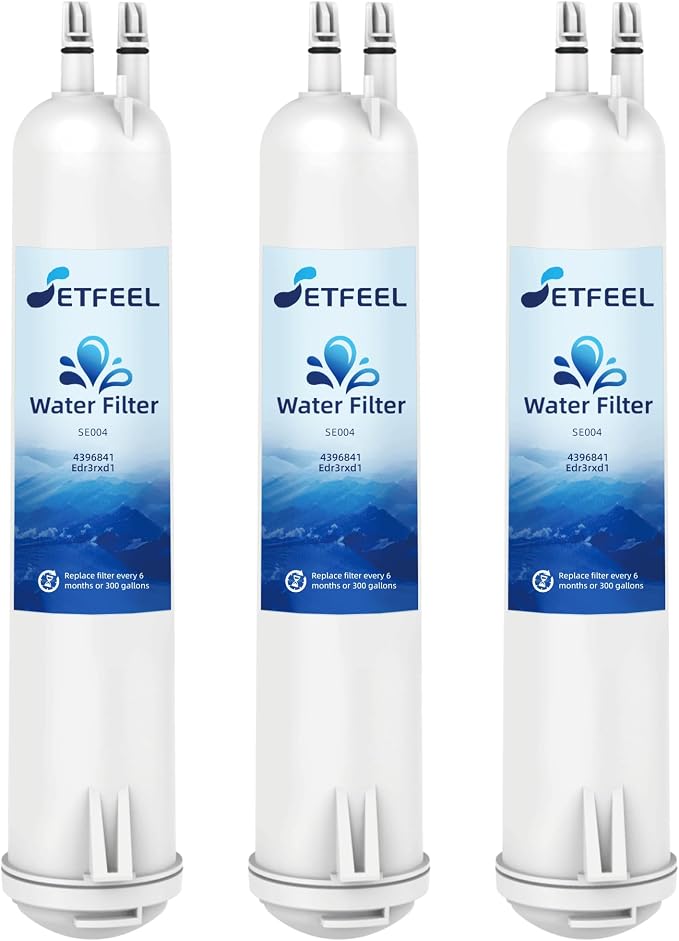 Edr3rxd1 Water Filter Replacement For Everydrop Filter 3, 4396841, Compatible With Whirlpool Ice and Water Fridge Filter 3, whr3rxd1, kad3rxd1, 9083, 9030, 460-9083, WD-F08, SE004, 3 Pack SETFEEL