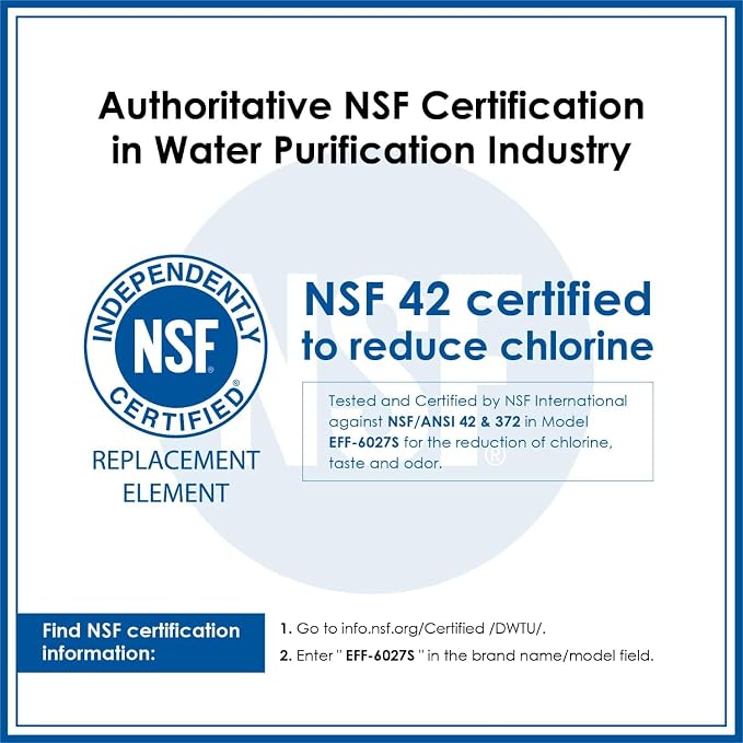 Waterdrop WD-F27 Replacement for Samsung® HAF-CIN/EXP Water Filter, 4 Pack | Compatible with DA29-00020B, HAF-CIN, RF28HMEDBSR, RF263BEAESR, RS25J500DSR, HDX FMS-2, DA97-08006A-1, Refrigerator Filter
