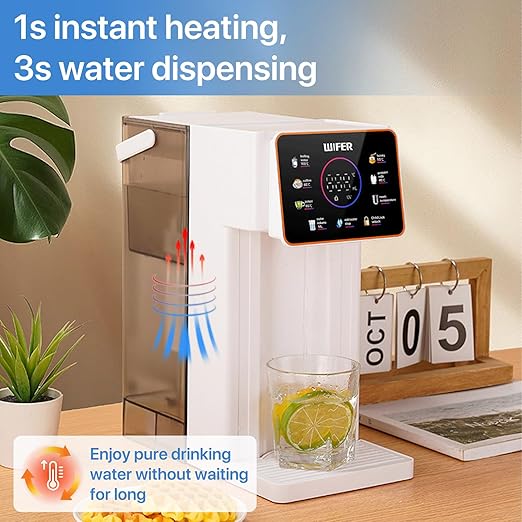 Portable Water Purifier with Dual Hot and Cold Water Outlets Ready to use Straight Out of the Box No Installation Required