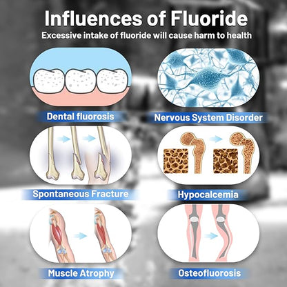 Purewell FL-2 White 5-Stage Fluoride Purification Elements, Replacement for Berkey® PF-2® Fluoride Filters, Berkey® Gravity Filtration System and Purewell System (2 Pack, K Series)