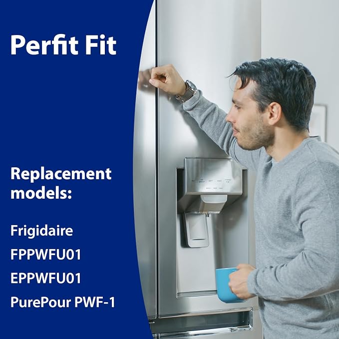 FPPWFU01 Water Filter Replacement for EPPWFU01, 3 Pack | Replacement for EPPWFU01 PureAdvantage PWF-1 PurePour PWF-1 FPPWFU01 (Packaging May Vary)