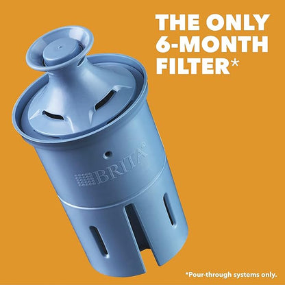 Brita Water Pitcher Bundle with Elite Filter + Standard Replacement Filters, Reduces Lead and More
