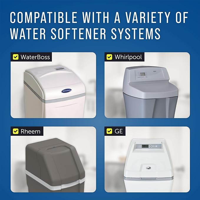 Maplefield Water Softener Cleaner Solution - 16 oz (2 uses) - Recharge Resin, Remove Contaminants and Mineral Build up - Universal Fit for Household Water Softener System - Easy DIY Use