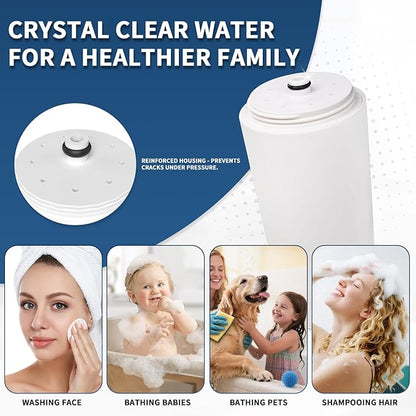 Shower Water Filter Cartridge - Compatible with Aquasana AQ-4100/4125/4105 Models (1 Pack)