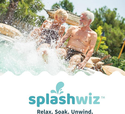 ProTeam Spa Alkalinity Increaser for Hot Tub to Keep Alkalinity Up for hot tub spa - with SplashWiz Spa & Hot Tub Chemicals Care Guide e-Book - Made in USA (1lb) (2 Pack)