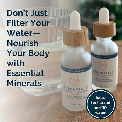 MAYU Trace Mineral Drops - 3 Bottles - 80+ Full-Spectrum Ionic Minerals for Water - Great-Tasting Mineral Supplement for Hydration - Magnesium, Potassium & Zinc - No Additives - 90 Servings