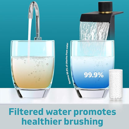 2 Pack Replacement Filters for Waterfall Faucet - Filters for Remove Chlorine Use for Faucet, Reduces Dry Itchy Skin