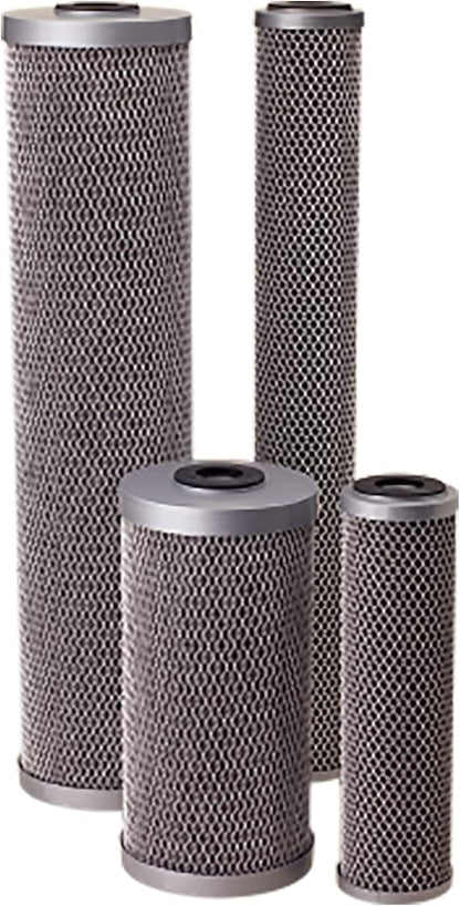 Pentair Pentek FloPlus-20 Carbon Water Filter, 20-Inch, Whole House Modified Molded Carbon Block Replacement Cartridge, 20" x 2.5", 0.5 Micron