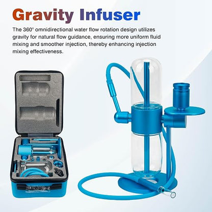 Gravity Infuser 15” 360 Degree Water Rotation with a 14mm Male Joint | 360 Degree, 15 Inch