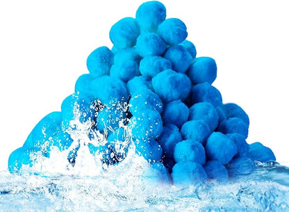Redcoutt 3.1 Lbs Pool Filter Balls for Sand Filter, Reusable Eco-Friendly Filter Media for Sand Filter Pump, Replaces 100lbs Pool Filter Sand, Long-Lasting for Several Seasons