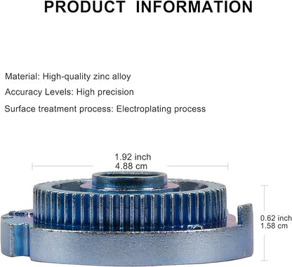 7283489 Water Softener parts - High Precision Metal Cam and Gear for High Flow Water Softeners Easy to Install Perfect Fit for Most Water Softeners