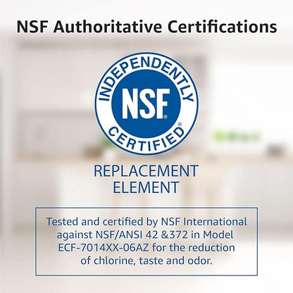 Overbest NSF Certified Pitcher Water Filter, Replacement for Brita® Pitchers and Dispensers, Brita® Classic 35557, OB03, Mavea® 107007, and More, Includes 8 Filters