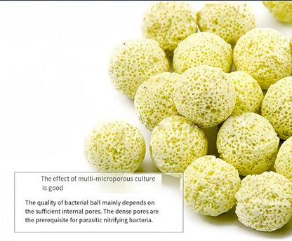 Filter Media 2500g 5.5lb Bio Balls | Aquarium Filter, Pond Filter Media, Fish Tank Filter Media, Ceramic Rings, With Mesh Bag