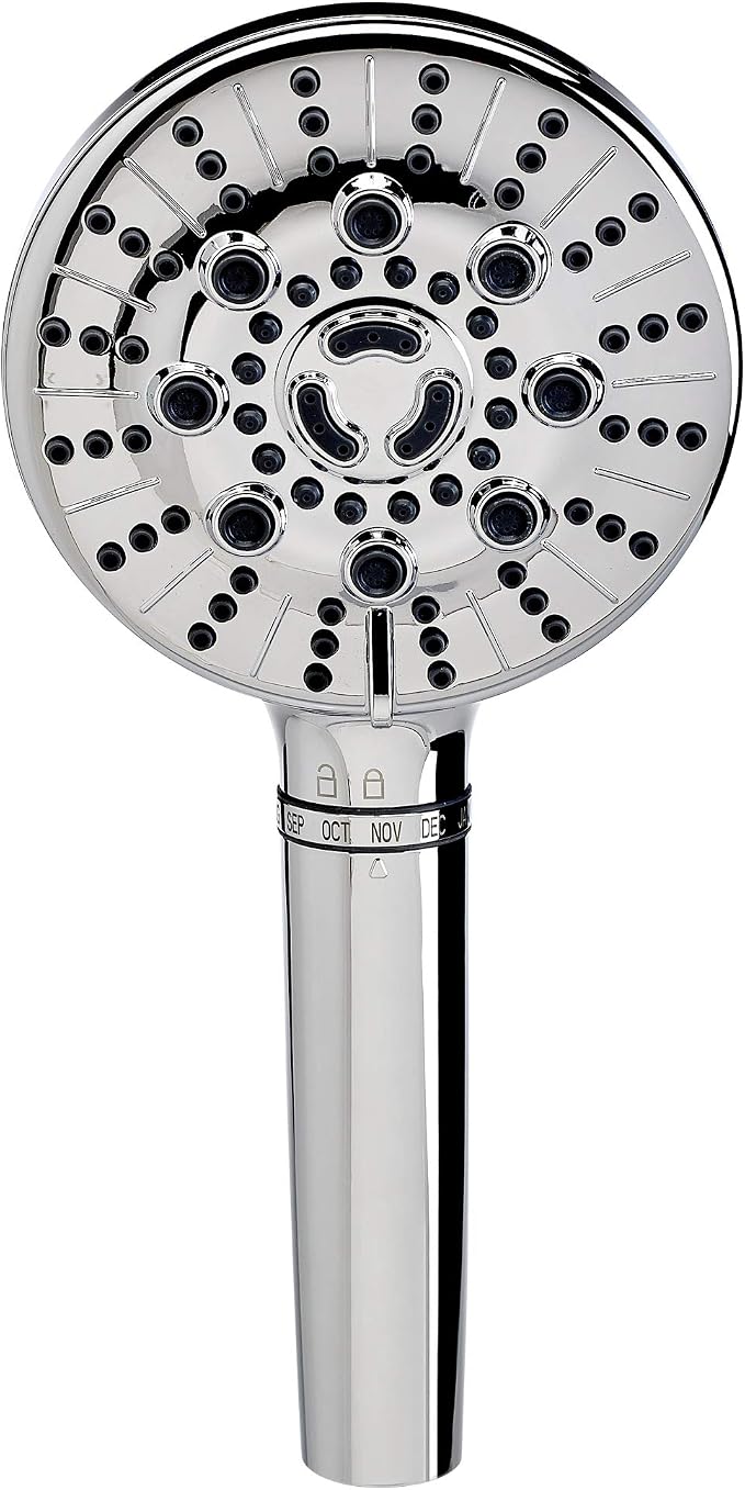 Sprite Showers HKE-CM Biarritz 7-Setting Hand Held Filtered Shower Handle, Chrome