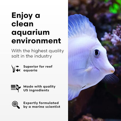 Brightwell Aquatics - NeoMarine Marine Salt Blend for Reef Aquarium - Fish Tank Starter Aquarium Salt - Aquarium Water Treatments, 150-GAL
