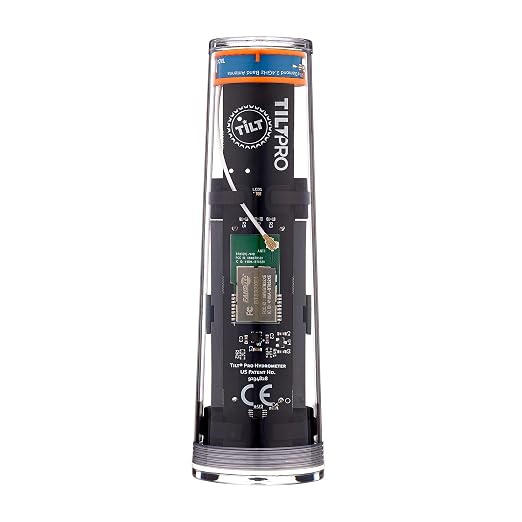 Tilt Pro Wireless Hydrometer and Thermometer Orange: Patented Brewing Technology for Professional Brewers with High Accuracy for Beer, Wine, Cider, Mead & More