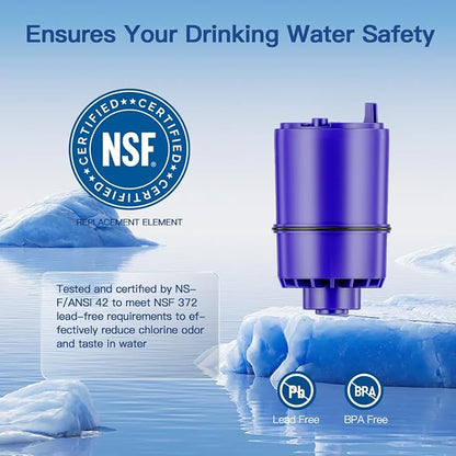 3 Pack Faucet Water Filter Replacement for All PUR, Compatible with NSF Certified Water Filter for Pur RF-9999 and RF-3375