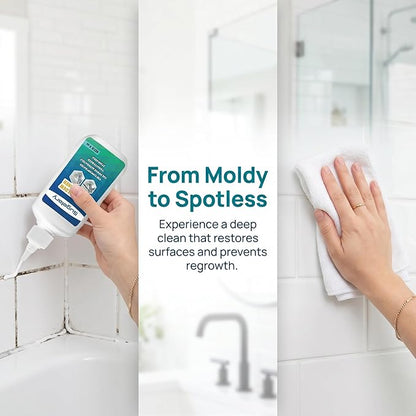 Sugelary Mold Stain Cleaner, 5 fl oz Mold Stain Cleaner Gel for Washing Machine, Home Stain Cleaning Gel for Fridge, Tile, Grout, Sink and Bathroom Use