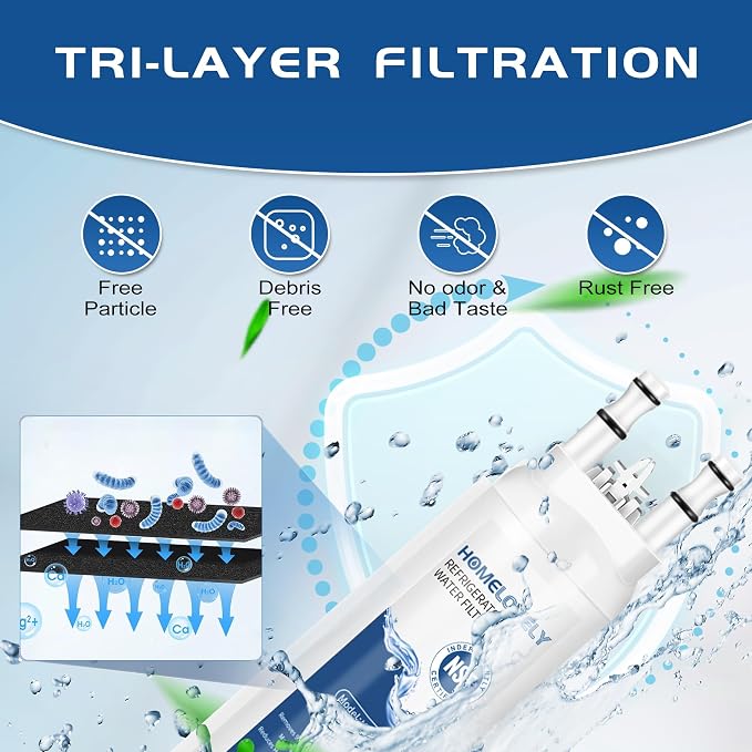 FPPWFU01 Water Filter & PureAir Ultra II PAULTRA2 Air Filter Replacement for Frigidaire FRSS2623ASD, FRSS2623ASJ, FRSS2623ASN, FRSS26L3AFC, FRSS26L3AFE, GRSS2652AF, FRSS2623AWC, 3 Combo
