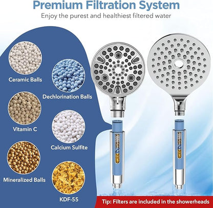 MakeFit Shower Head Filter Replacement Cartridge for SSJ781/DSSJ781/ DSSJ781-01/DSS1581 MakeFit Filtered Handheld Shower Head (1-PACK)