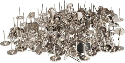 16MM Smooth Flathead Pins for Retail Security Tags EAS Loss Prevention – 1000 Count – Checkpoint Security Compatible for Theft Prevention – for Apparel, Accessories, Others by BullsEye Protection