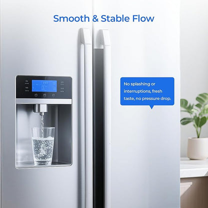 RF28R7201SR Water Filter, Compatible with RF22R7351SR, RF23BB860012, RF23BB8600QL, RF24R7201SR, RF27CG5400SR, RF27T5201SG, RF27T5201SR, RF28R6201SR, RF28R7351SG Water Filter, 3 Pack