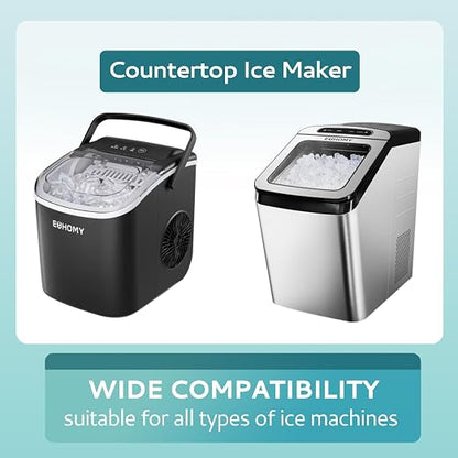 EUHOMY Ice Maker Cleaner & Descaler | 12 Use & Individually Packed for Each Use | Ice Machine Cleaner with Organic Citric Acid Descaling Powder Compatible with All Brands