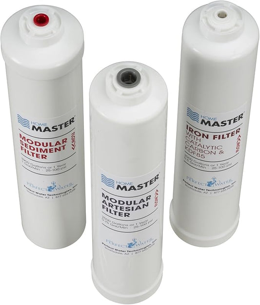Home Master Artesian HydroGardener Pro Replacement Water Filter Change Set, White