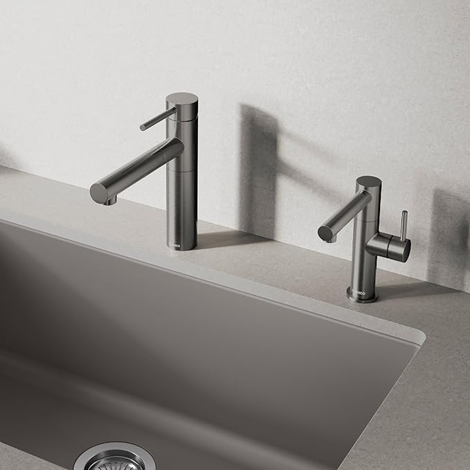 Blanco 527562 Alta II Low Arc Pull-Out Kitchen Faucet - 1.5 GPM - Satin Dark Steel