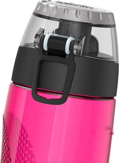 Thermos 24 Ounce Tritan Hydration Bottle with Meter, Ultra Pink (HP4104UP6)