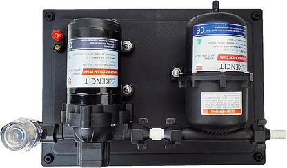 RV Water System, Accumulator Tank System - 12Vdc, 4.0 GPM, 45 PSI, 0.2 Gallon Tank