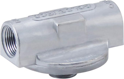 Dutton-Lainson Company - Goldenrod (570-3/4) Canister Fuel Tank Filter Top Cap with 3/4" NPT Fittings - Zinc Die-Cast Replacement Fuel Filter Housing for Diesel Water Separator Models - Made in USA